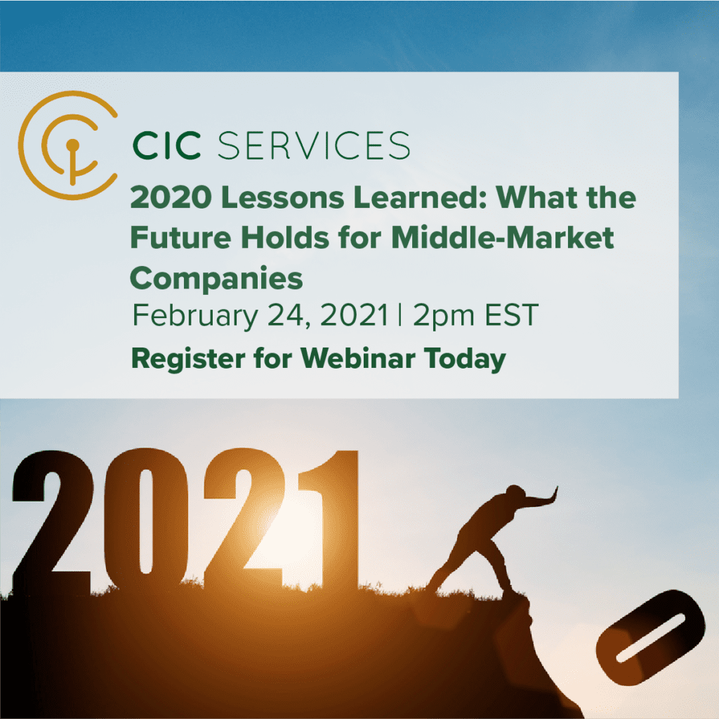 Webinar: 2020 Lessons Learned: Captive Insurance And What The Future Likely Holds For Middle-Market Companies