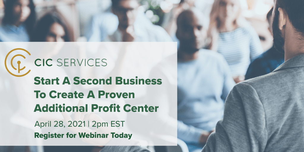 Webinar – Start A Second Business To Create A Proven Additional Profit Center