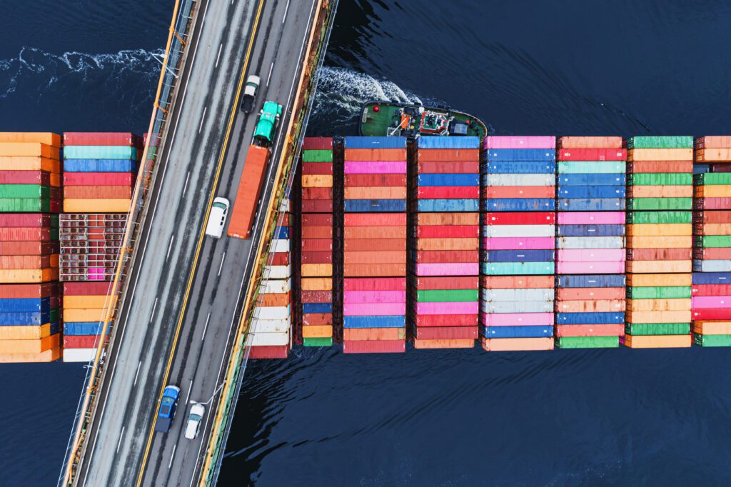 Guarding Against Global Turmoil Outbound Container Ship