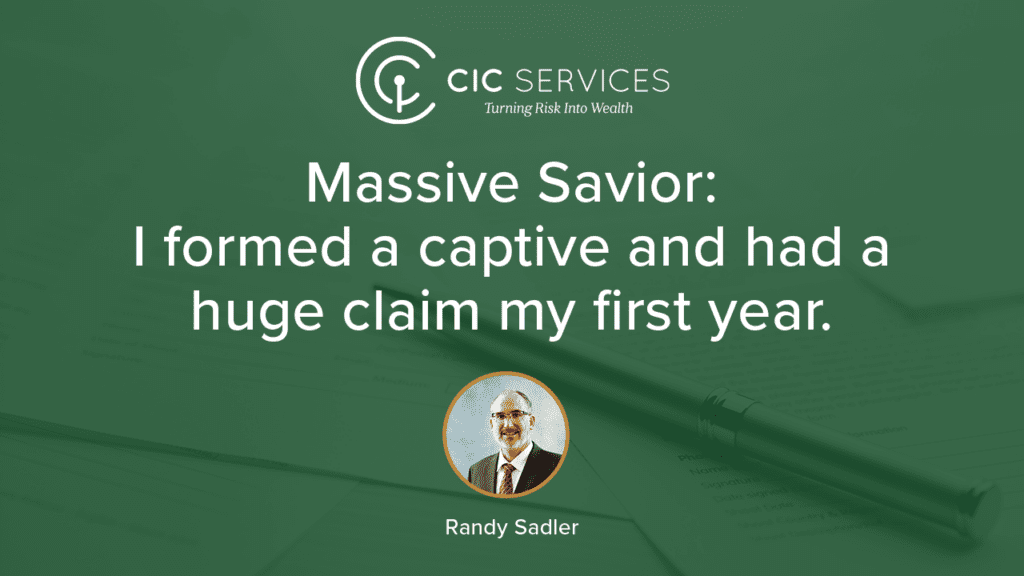 Massive Savior: I formed a captive and had a huge claim my first year.