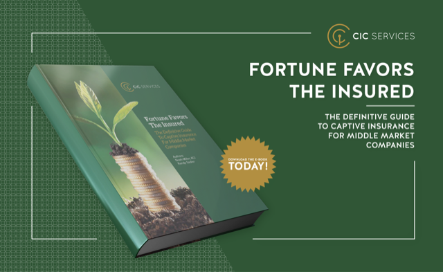 Announcing the Release of Our Latest E-Book: Fortune Favors the Insured – The Definitive Guide to Captive Insurance for Middle Market Companies